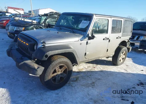 2015 Jeep Wrangler Unlimited Sport из США, поврежденный, VIN 1C4BJWDG7FL718569